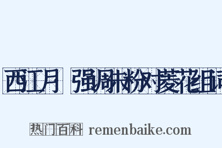 西江月·强调朱粉对菱花组词是什么意思的图片